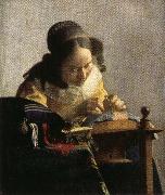 The Lacemaker Jan Vermeer